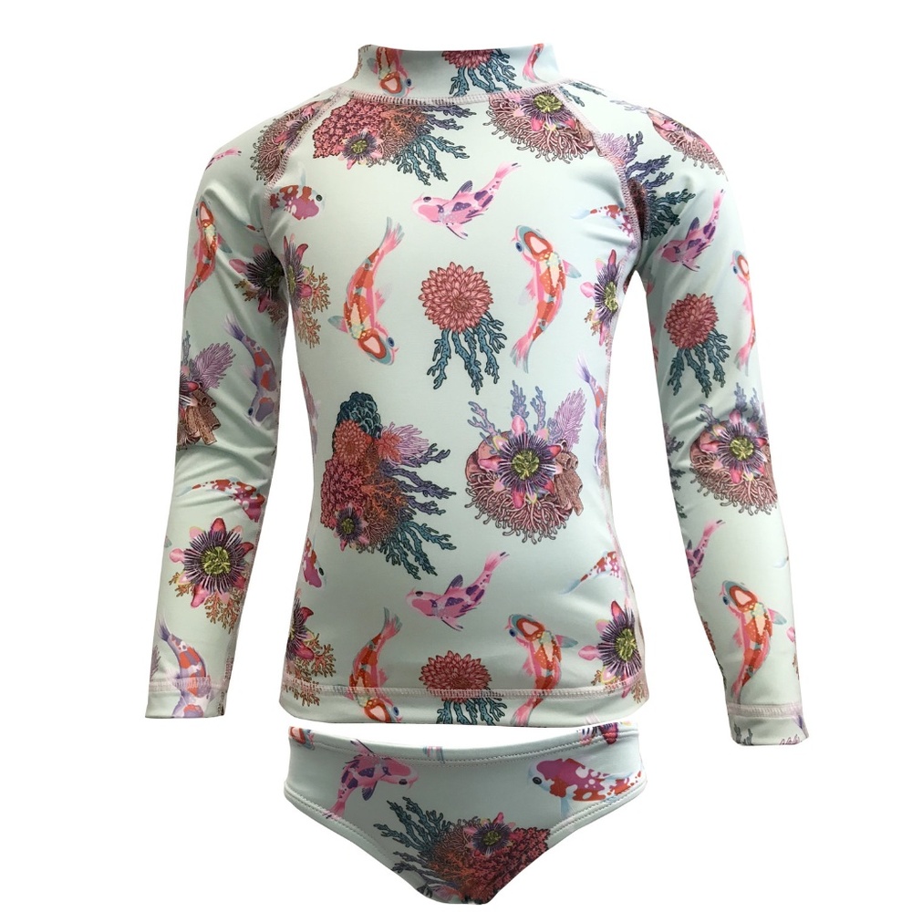 Krio Color Long Sleeve Swimwear Set